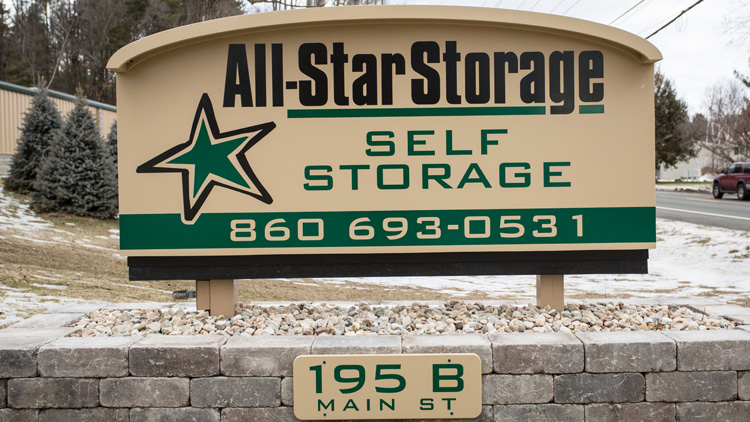 All-Star Storage New Hartford CT Street Sign