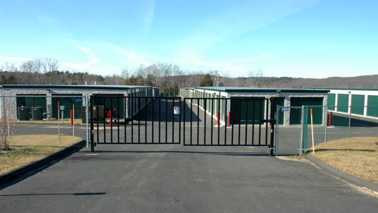 Security Gates at All-Star Storage in Torrington Connecticut